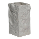 Small square porcelain vase, 1980s