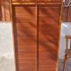 double curtain filing cabinet, vintage