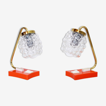 Pair of bedside lamps