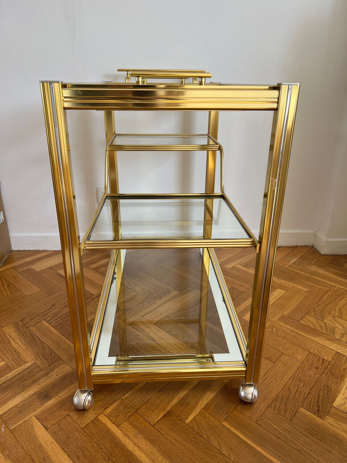 Hollywood Regency trolley 1970s