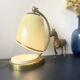 Bauhaus / Modernist lamp brass/bakelite & opaline Mid Century 1940-50