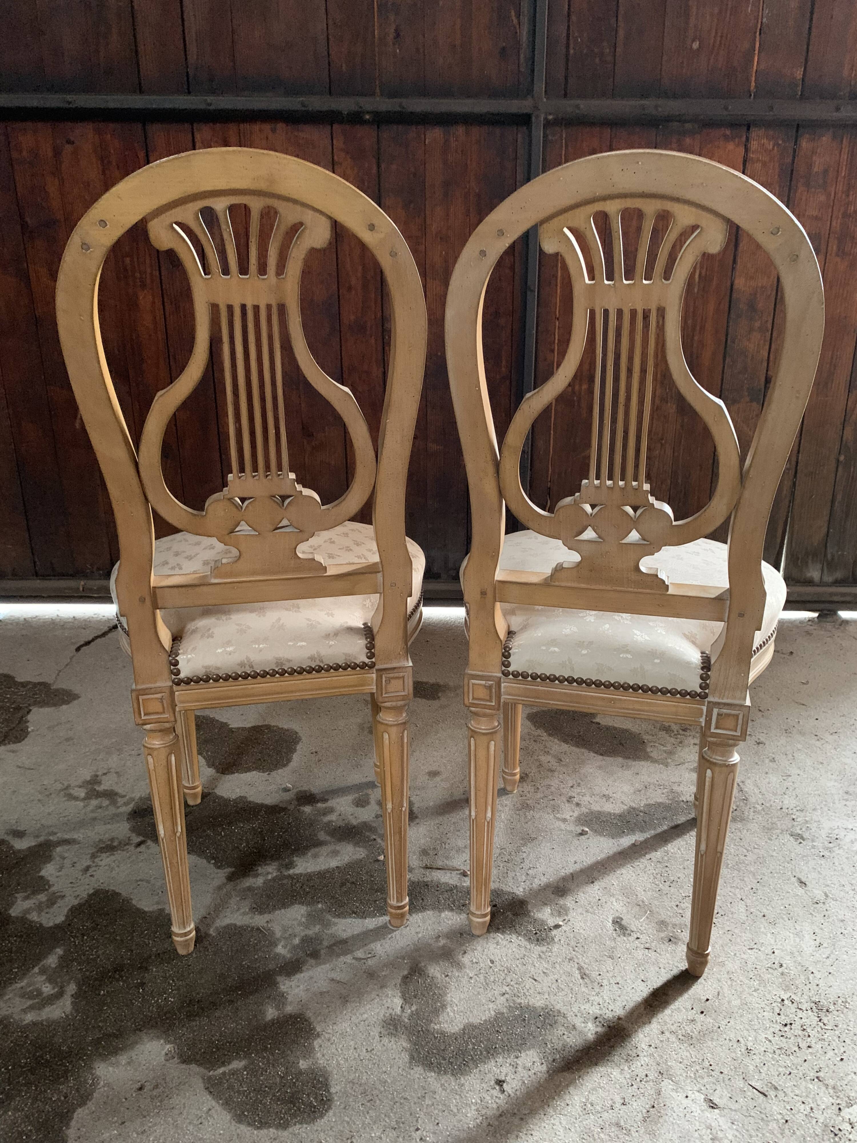 Pair of Louis XVI chairs