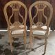 Paire de chaises Louis XVI