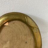 Old brass photo frame