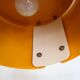 Modern Danish Pendant Lamp: Dark Yellow Metal, 1990s Design