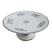 Large iron earth compote dish