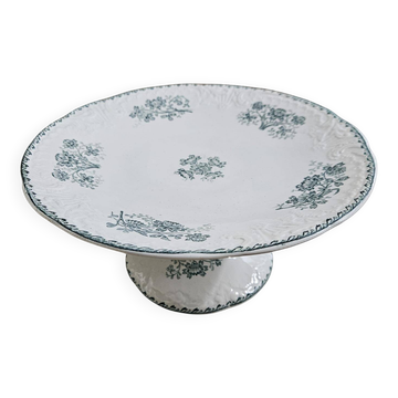 Large iron earth compote dish
