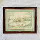 Watercolor frame K.Reichrath'45 Bremerhof