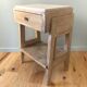 Vintage modernist bedside in oak 1950