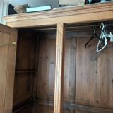 Solid oak wardrobe