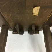 Set of 4 Belgian brutalist dining chairs from De Puydt, 1970s