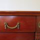 Commode 4 tiroirs – Teinte merisier – Imitation Style Empire – Années 80