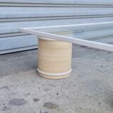 Glass coffee table