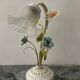 Vintage lamp in metal and glass