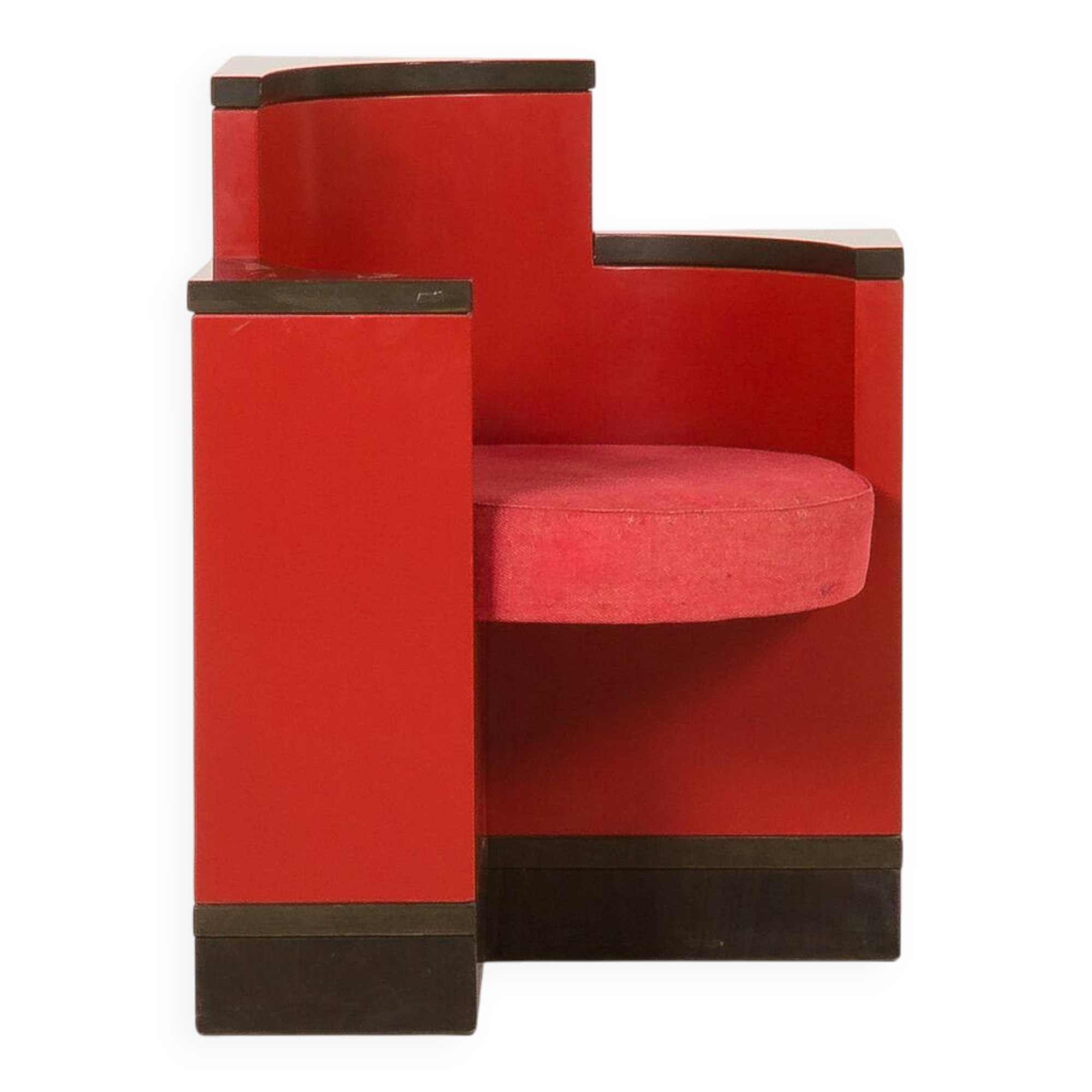 Ico Parisi corner armchair from the Serie 540 by Fratelli Longhi, Italy 1960s