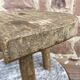 Tabouret de traite tripode, art paysan alsace, france 1920