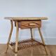 Vintage rattan bedside