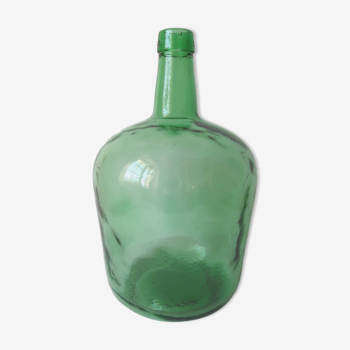 Demijohn in green glass 5 liters