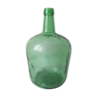 Demijohn in green glass 5 liters