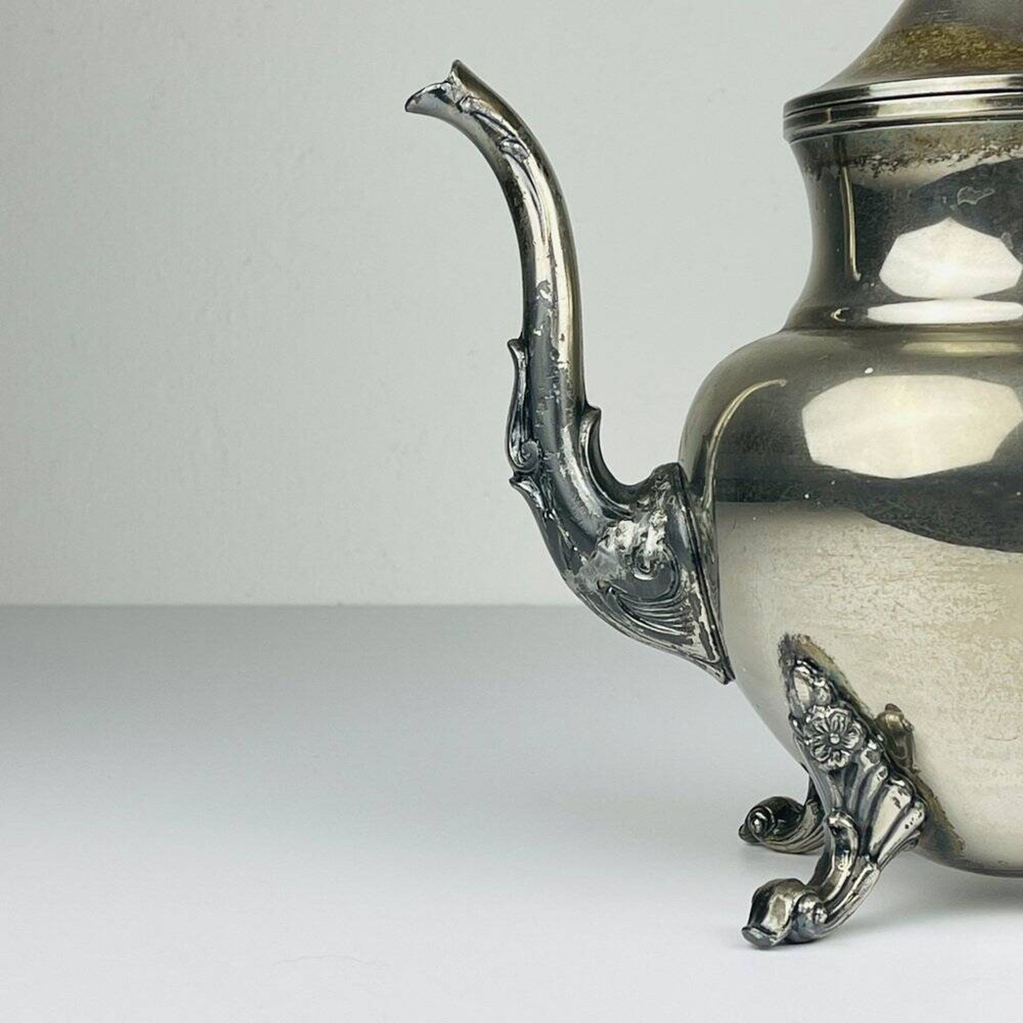 Copper and silver teapot by Theodore B. Starr, USA, 1890s.