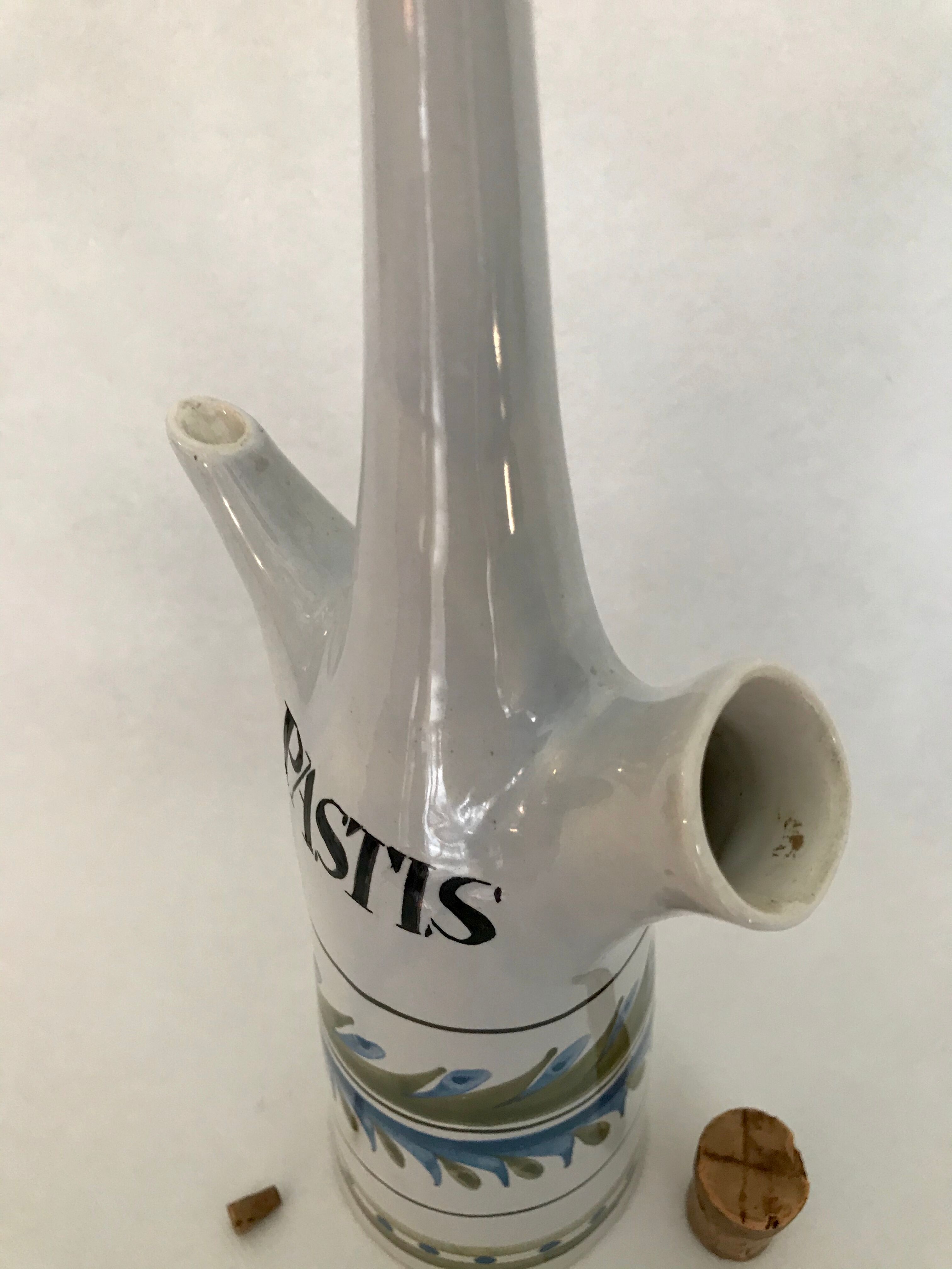 Roger Capron ceramic bottle in Vallauris