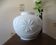 Limoges round vase "medard de noblat" biscuit porcelain flowers foliage