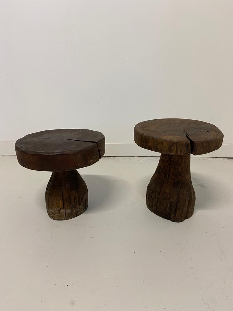 Brutalist mushroom stool