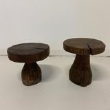 Brutalist mushroom stool