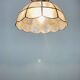 Vintage 60s mother-of-pearl and brass pendant light