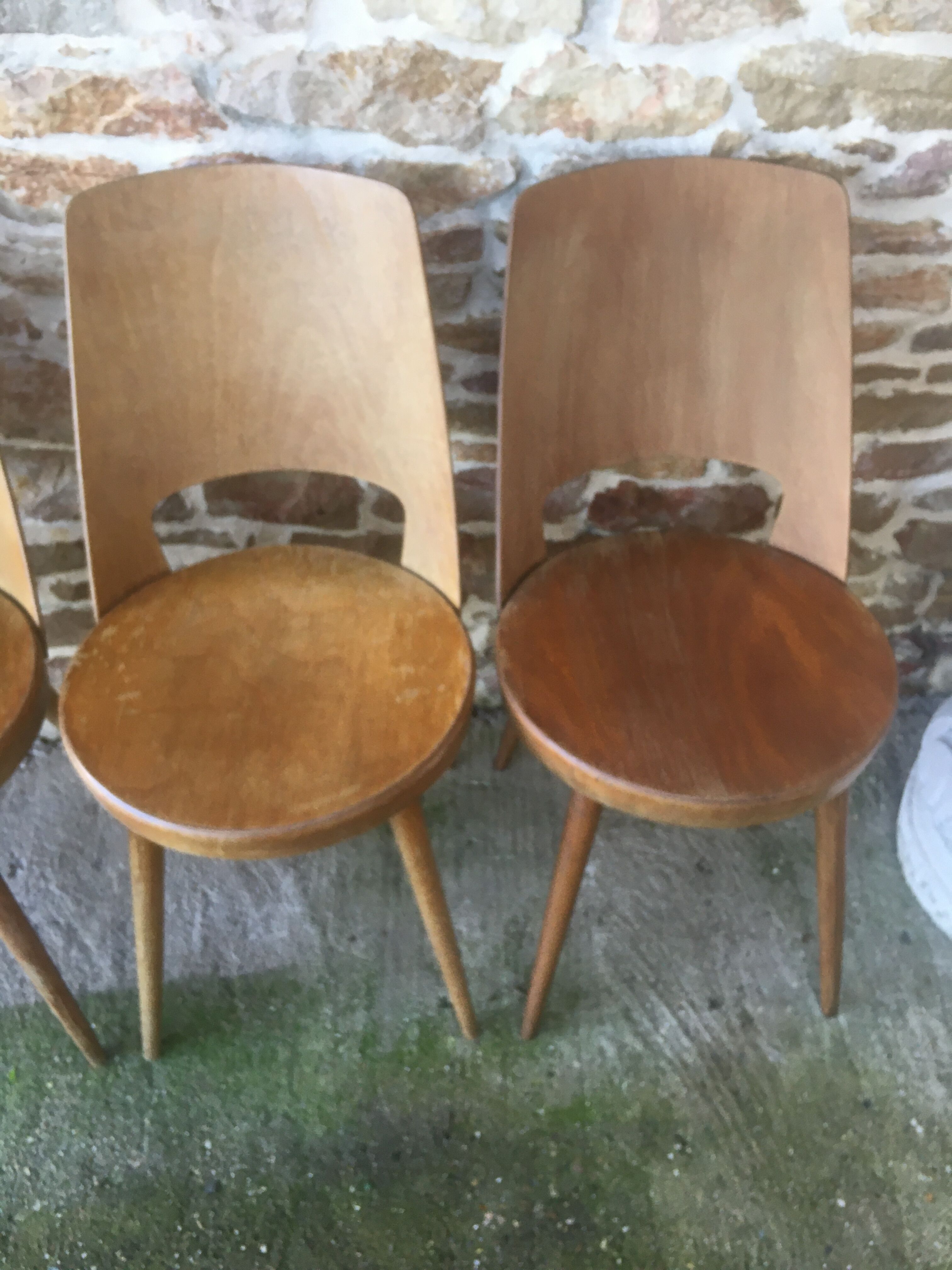 Suite of 4 Baumann Mondor chairs