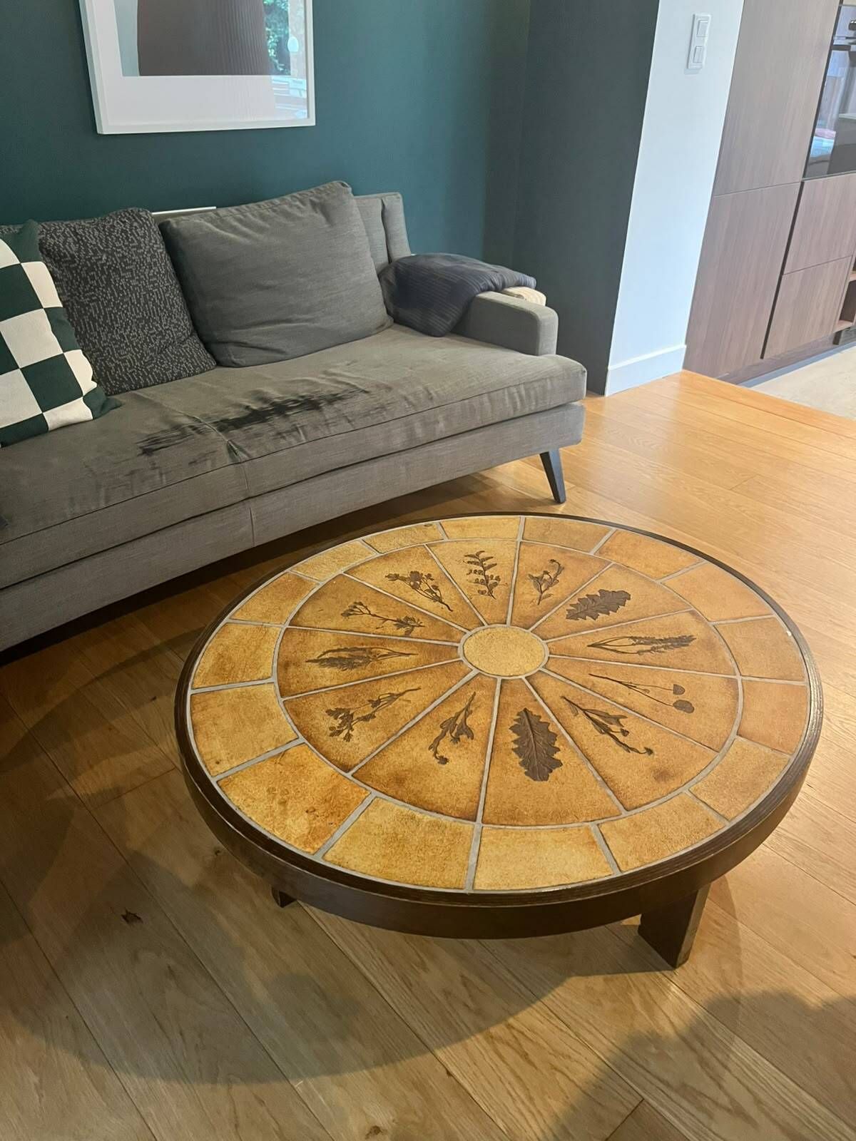 Oval coffee table Roger Capron