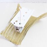 Gold glass wall sconce