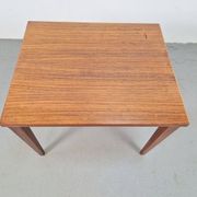 Table d'appoint en teck de HM Møbel, Danemark, années 1960.