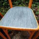 Series of four Baumann bistro chairs