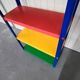 80s colored shelves.