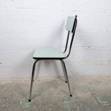 A water green formica chair