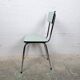 A water green formica chair