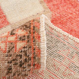 Tapis turc rouge pâle, 75x385cm