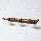 Porte-manteau Art Déco en bois tourné