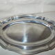 Lot de 2 plats ovales en inox