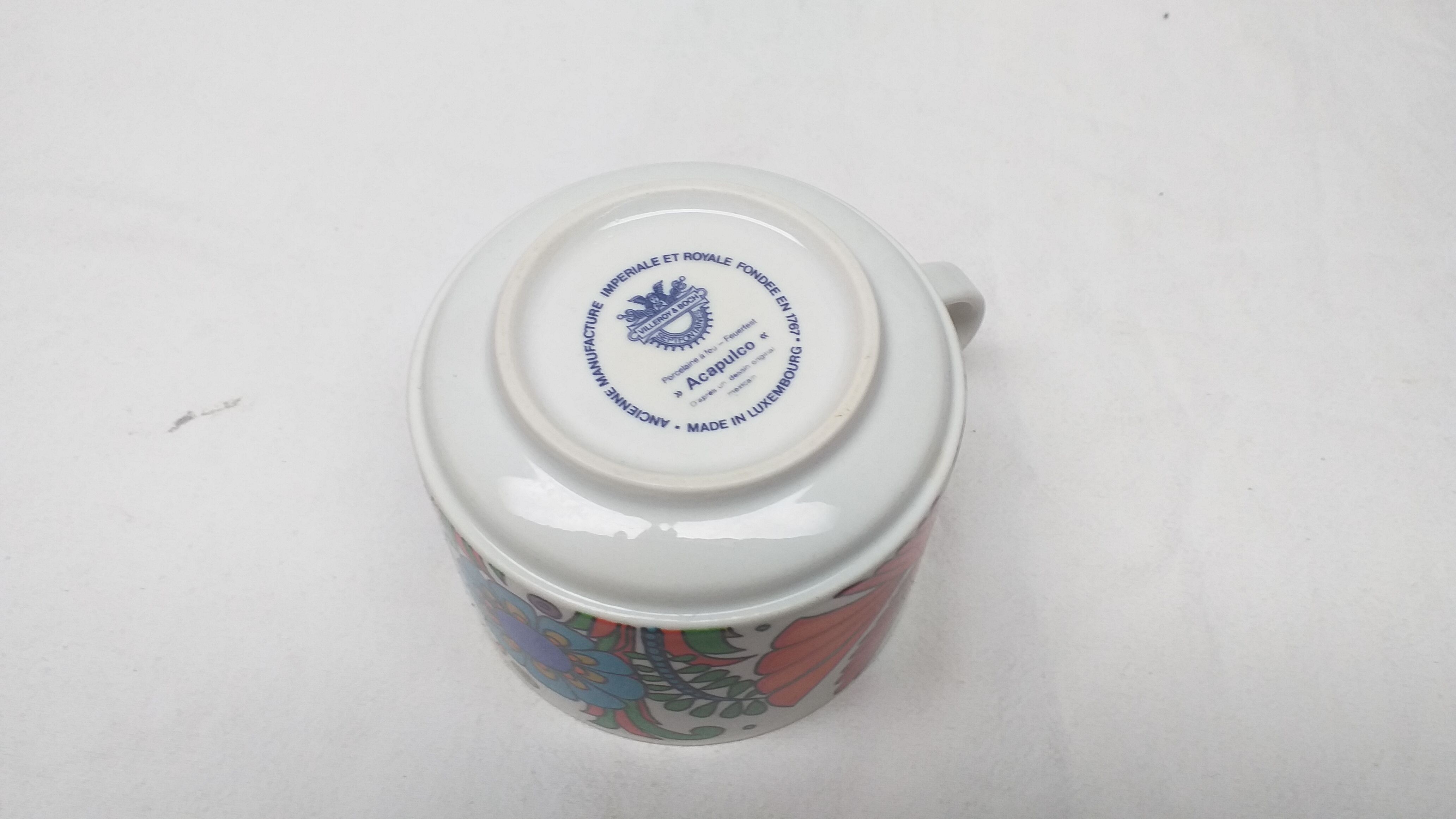 Chocolate cup villeroy and boch acapulco