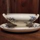 French vintage sauce boat, R. Lafitte, Terre de Fer, Salins