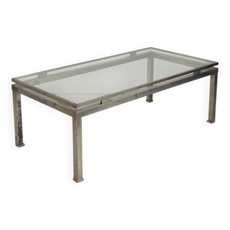 Table basse maison Jansen vintage 70's design Guy Lefevre