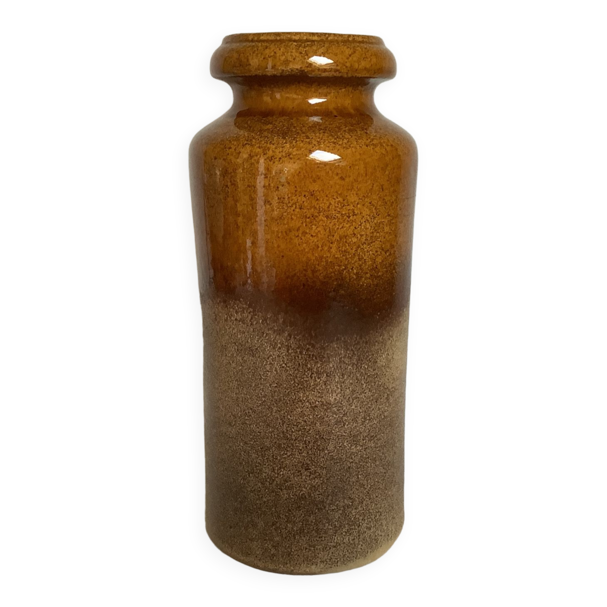 Large ceramic vase W Germany varnished and matte