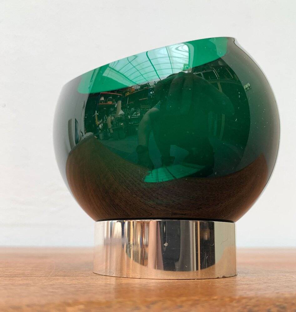 Mid-century modern German space-age glass balls by Quist, 1960s, set of 3