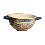 Bowl earthenware of gien cashmere decoration
