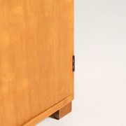 Scandinavian Birch Corner Cabinet, Mid-Century