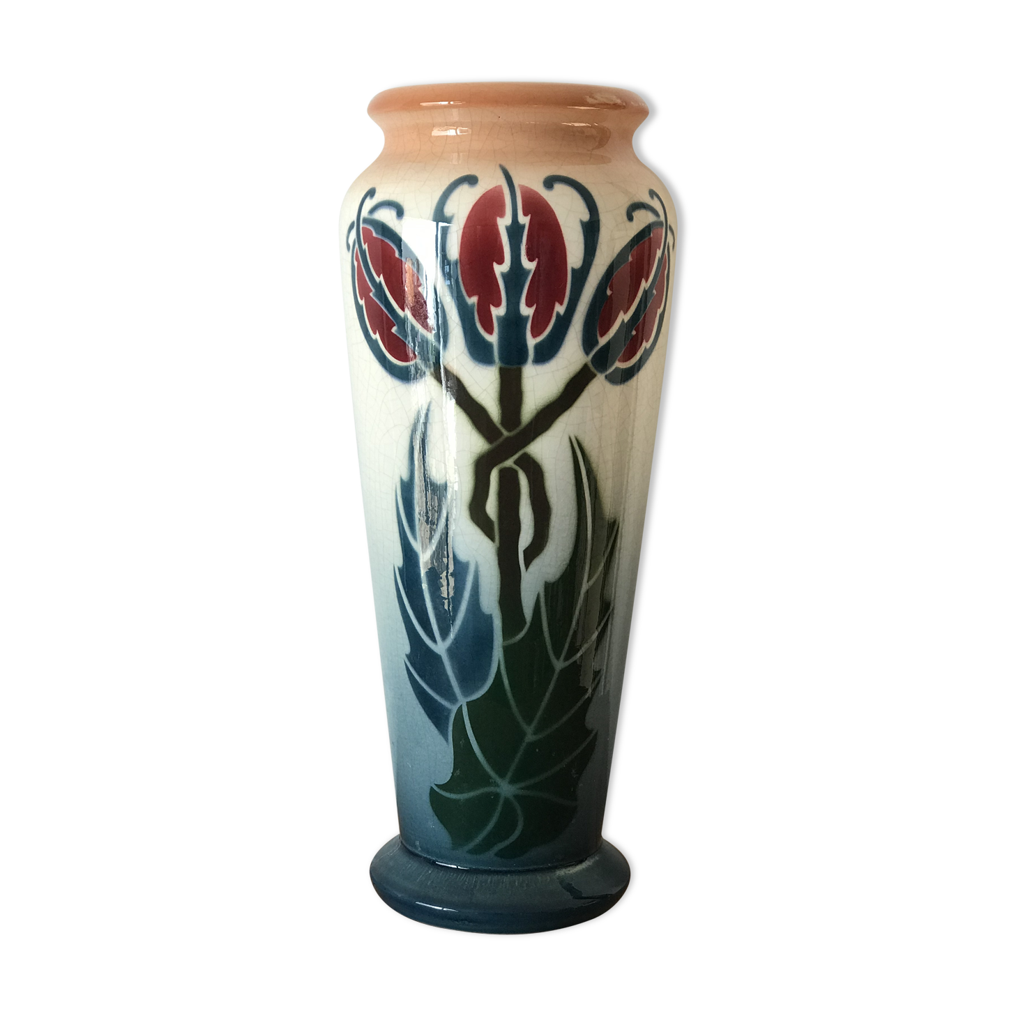 Vase en faïence de Lille