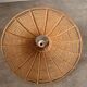 Large vintage rope pendant lamp design from the 70s