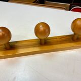 Portemanteaux wall patère Pin massif style chalet mountain vintage 80s